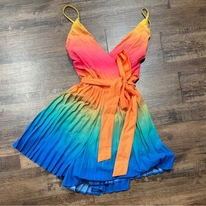 FLYING TOMATO Rainbow Romper Size L